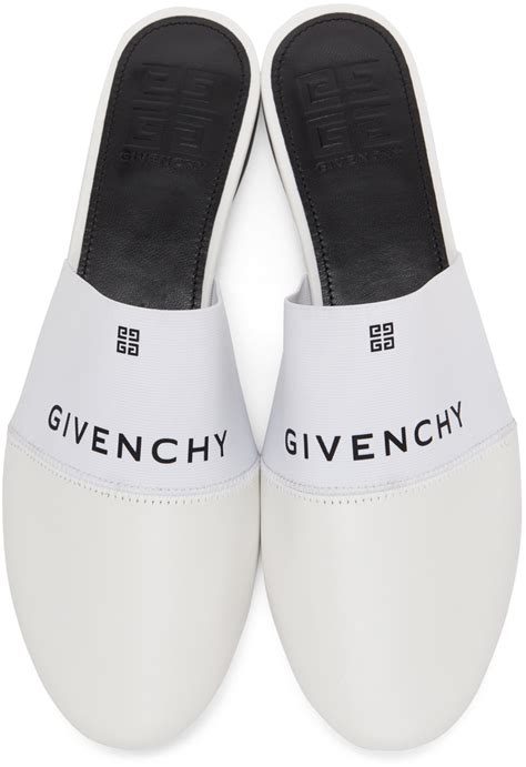 givenchy paris flat mules in leather|Women's Givenchy Mules .